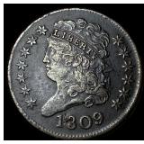 1809 Classic Head Half Cent NEARLY UNCIRCULATED