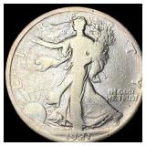 1921 Silver Walking Liberty Half Dollar NICELY CIR