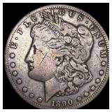 1890-CC Silver Morgan Dollar LIGHTLY CIRCULATED