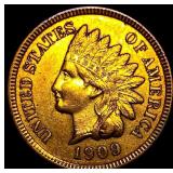 1909 Indian Head Cent CLOSELY UNCIRCULATED
