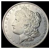 1878 Silver Morgan Dollar CLOSELY UNCIRCULATED
