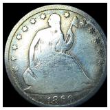 1860-S Silver Half Dollar NICELY CIRCULATED