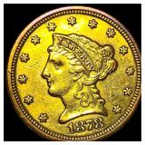 1878 Gold $2.50 Liberty Head Quarter Eagle CLOSELY