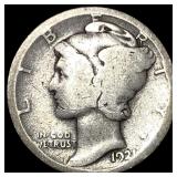 1921 Silver Mercury Dime NICELY CIRCULATED