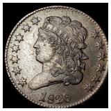 1826 Copper Half Cent CHOICE AU