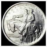 1925 Stone Mountain Silver Half Dollar GEM BU