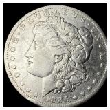 1886-O Silver Morgan Dollar ABOUT  UNCIRCULATED