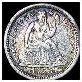 1853 Arrows Seated Liberty Dime CLOSELY UNCIRCULAT