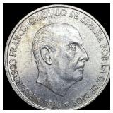 1966 Spain 100 Pesetas CLOSELY UNCIRCULATED