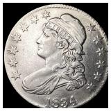 1834 Capped Bust Half Dollar CLOSELY UNCIRCULATED