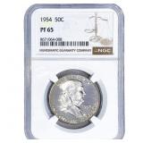 1954 Franklin Half Dollar NGC PF65