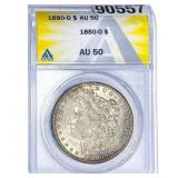 1880-O Morgan Silver Dollar ANACS AU50