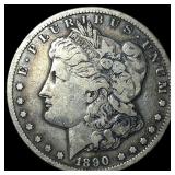 1890-CC Silver Morgan Dollar LIGHTLY CIRCULATED