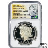 2023-S Silver Peace Dollar NGC PF70 Ultra Cameo