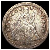 1842-O Silver Seated Liberty Dime LIGHTLY CIRCULAT