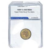 1864 Indian Head Cent DGS MS60