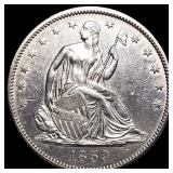 1859 Silver Half Dollar (Seated Liberty) UNCIRCULA