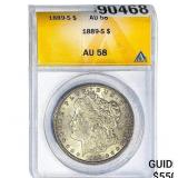1889-S Morgan Silver Dollar ANACS AU58