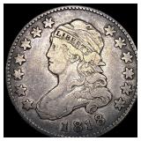1818 Capped Bust Silver Quarter LIGHTLY CIRCULATED