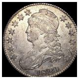 1829 Capped Bust Half Dollar NEARLY UNCIRCULATED