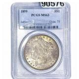 1899 Morgan Silver Dollar PCGS MS63
