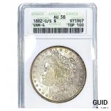 1882-O/S Morgan Silver Dollar ANACS AU58