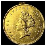 1854 Gold $1 Indian Head Type 2 HIGH GRADE