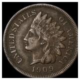 1909 Indian Head Cent NEARLY UNCIRCULATED