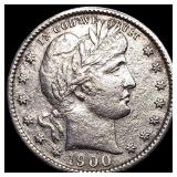 1900-S Silver Barber Quarter HIGH GRADE