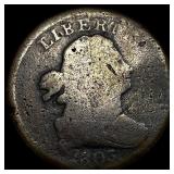 1805 Draped Bust Half Cent NICELY CIRCULATED