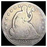 1858 Seated Liberty Half Dollar NICELY CIRCULATED