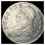 1831 Capped Bust Half Dollar CLOSELY UNCIRCULATED