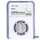 1952 Washington Silver Quarter NGC PF66