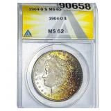 1904-O Morgan Silver Dollar ANACS MS62