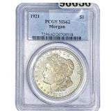 1921 Morgan Silver Dollar PCGS MS62