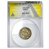 1913 Buffalo Nickel ANACS AU55