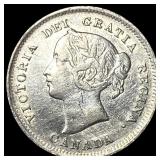 1899 Canada Silver 5 Cents CLOSELY UNCIRCULATED