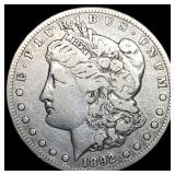 1892-CC Silver Morgan Dollar LIGHTLY CIRCULATED