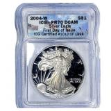 2004-W Silver Eagle ICG PR70 DCAM