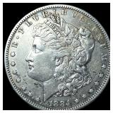 1884-S Silver Morgan Dollar CLOSELY UNCIRCULATED