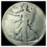 Walking Liberty Half Dollar 1917. NICELY CIRCULATE