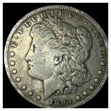 1893-CC Silver Morgan Dollar LIGHTLY CIRCULATED
