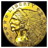 1911 Indian Head Gold $2.50 Quarter Eagle CLOSELY