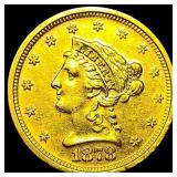 1878-S Gold $2.50 Liberty Head Quarter Eagle CLOSE