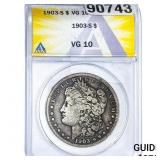 1903-S Morgan Silver Dollar ANACS VG10