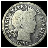 1895-O Silver Barber Dime NICELY CIRCULATED