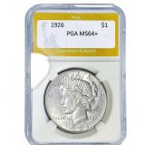 1926 Silver Peace Dollar PGA MS64+