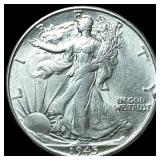 1945 Walking Liberty Half Dollar CHOICE AU