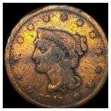1841 Braided Hair Large Cent NICELY CIRCULATED