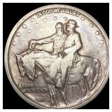 1925 Silver Stone Mountain Half Dollar NICELY CIRC